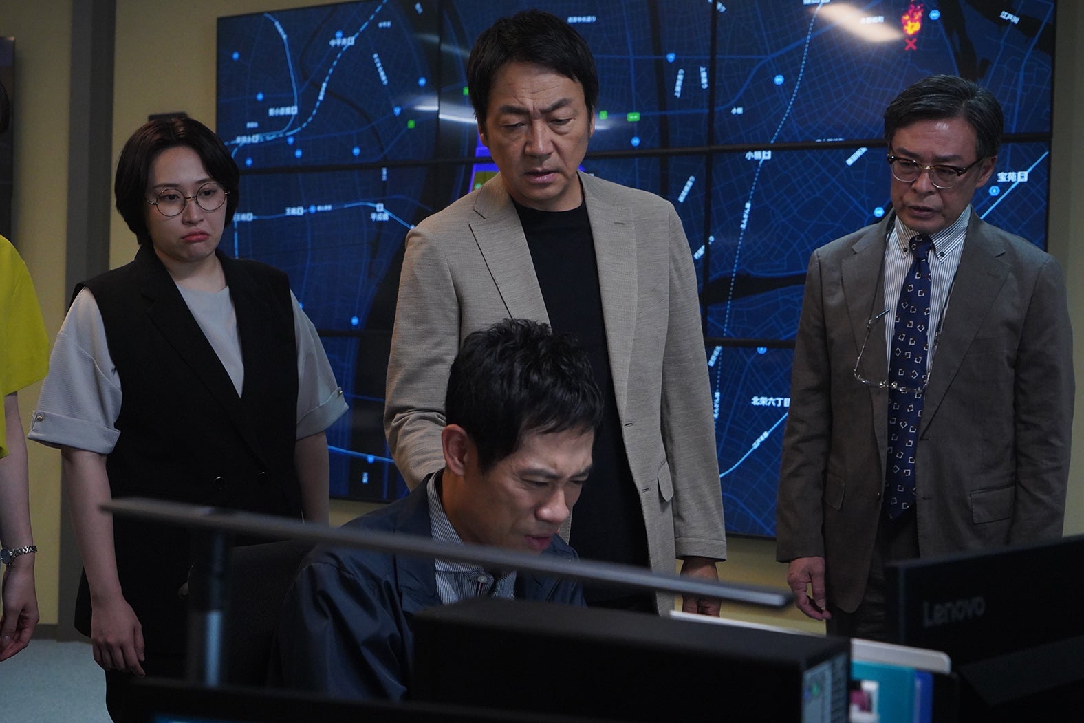 丸山礼、伊藤淳史、大森南朋、光石研「大追跡～警視庁SSBC強行犯係～」第4話（C）テレビ朝日・東映