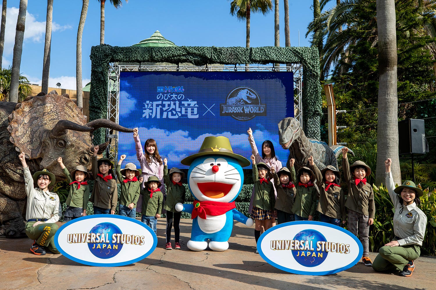 USJ、ドラえもん×ジュラシック・ワールドのコラボグリーティング初公開 グッズ&フードも続々