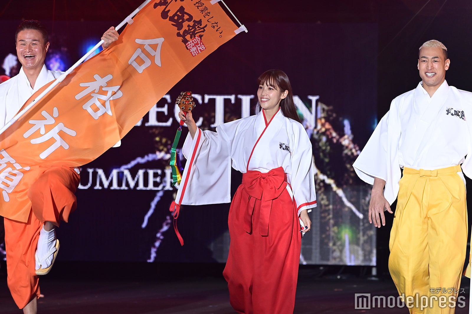 高岸宏行、鷲見玲奈、関口メンディー （C）モデルプレス