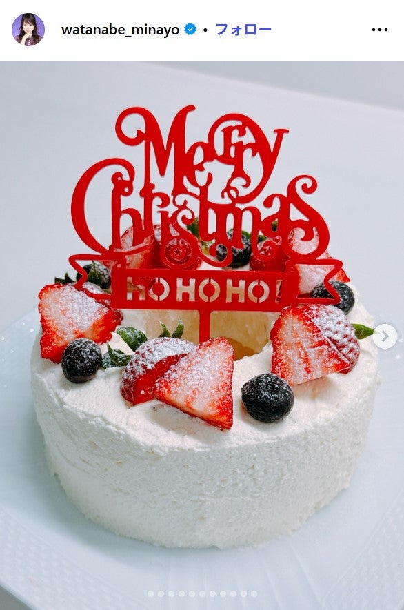 渡辺美奈代Instagramより