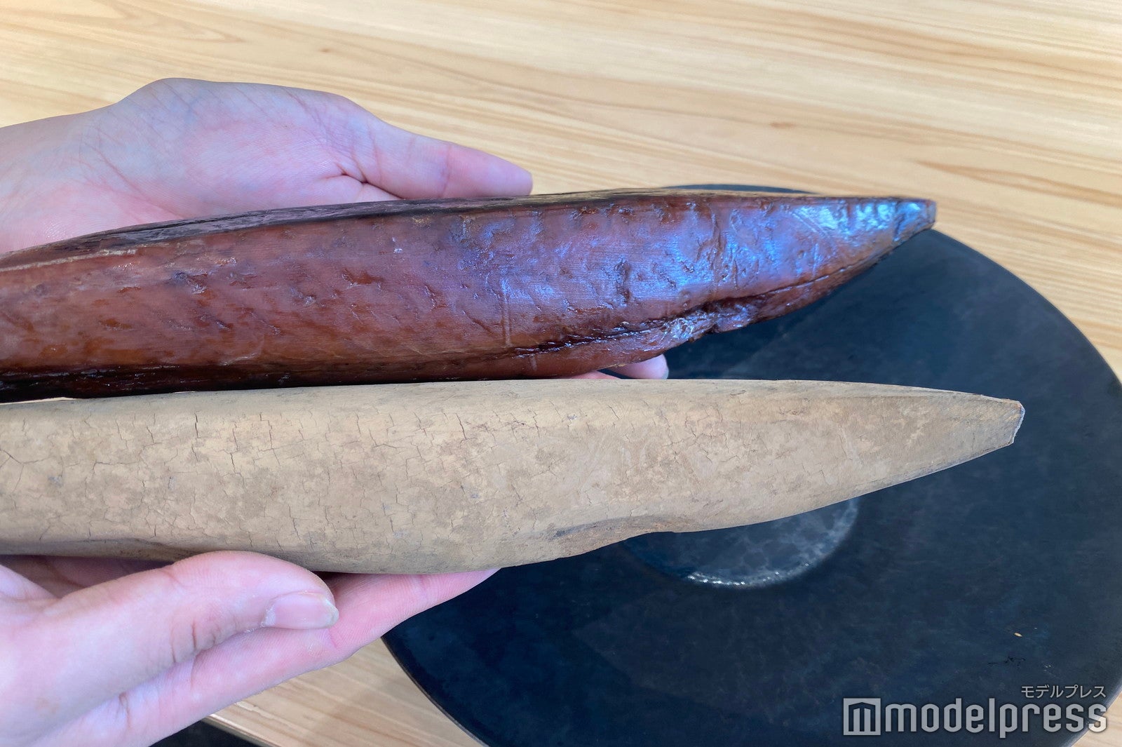 上が貴重な生のかつおぶし（C）モデルプレス