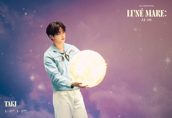 「2023 &TEAM FANTOUR LUNE MARE : 月波」ソロポスター/TAKI(C)HYBE LABELS JAPAN