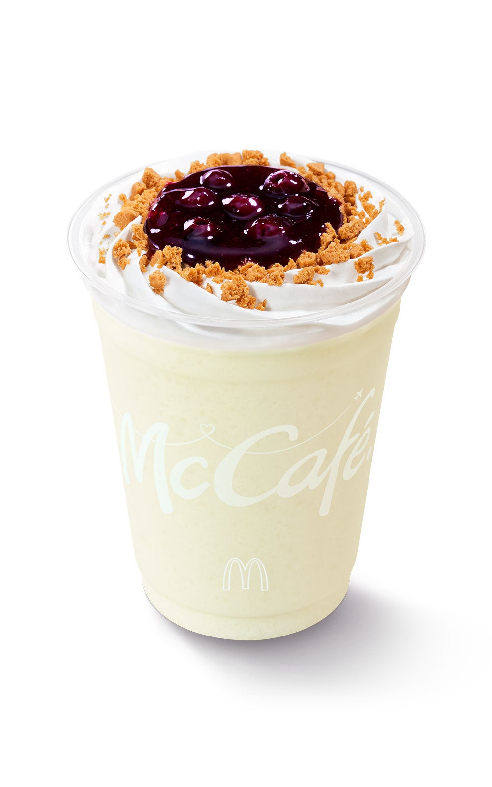 ブルーベリーチーズケーキフラッペ（提供写真）