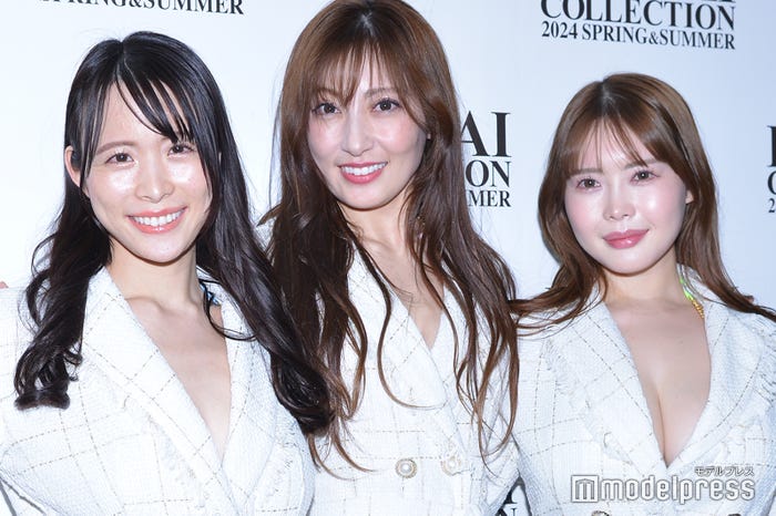 清流あゆ、熊田曜子、白川愛梨(C)モデルプレス