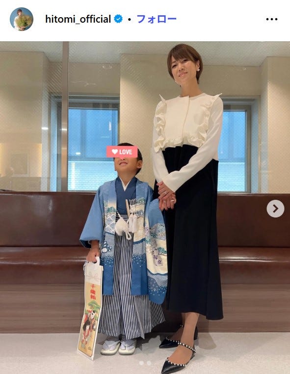 hitomi Instagramより