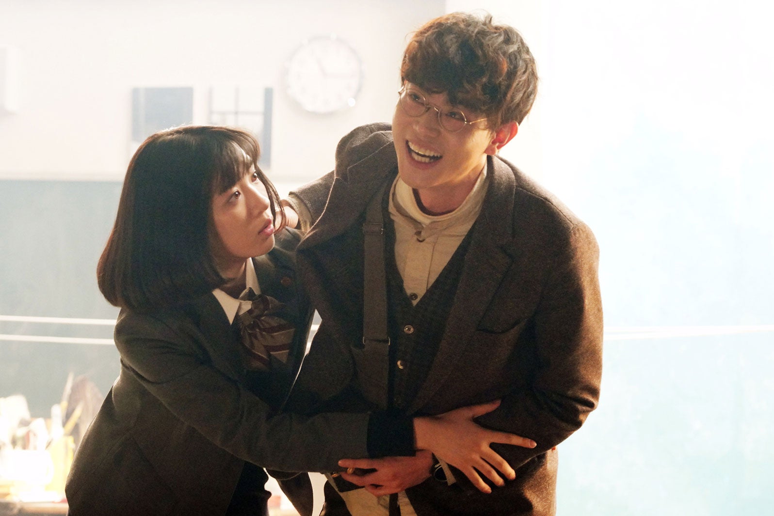 永野芽郁・菅田将暉／「3年A組 ―今から皆さんは、人質です―」第7話より（C）日本テレビ