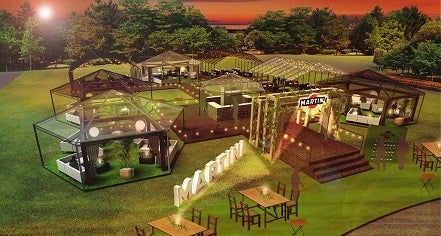 マルティーニガーデンラウンジ／画像提供：ヒビヤガーデン実行委員会