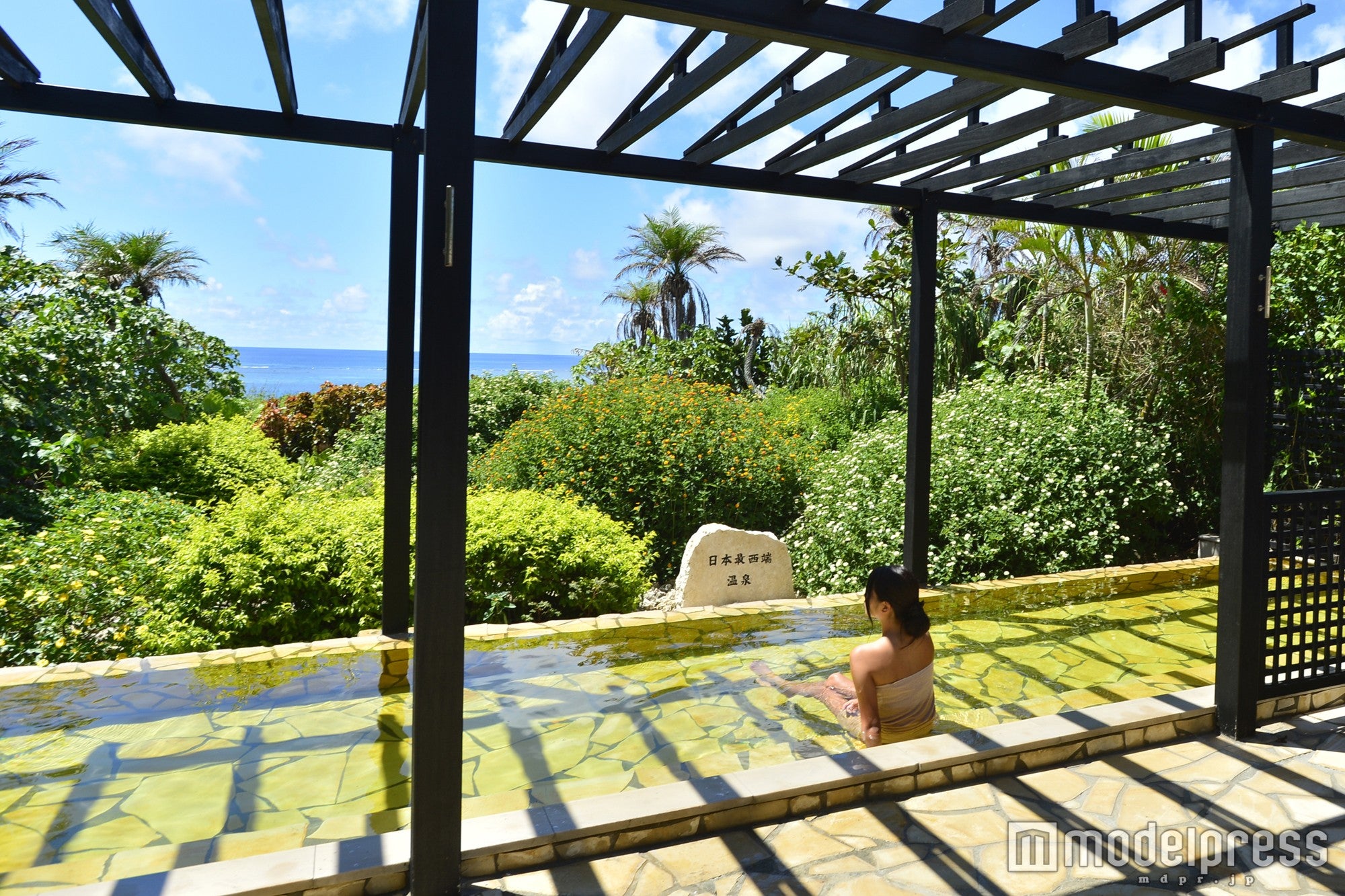 「シギラリゾート」のシギラ黄金温泉／画像提供：ユニマットプレシャスリゾート事業