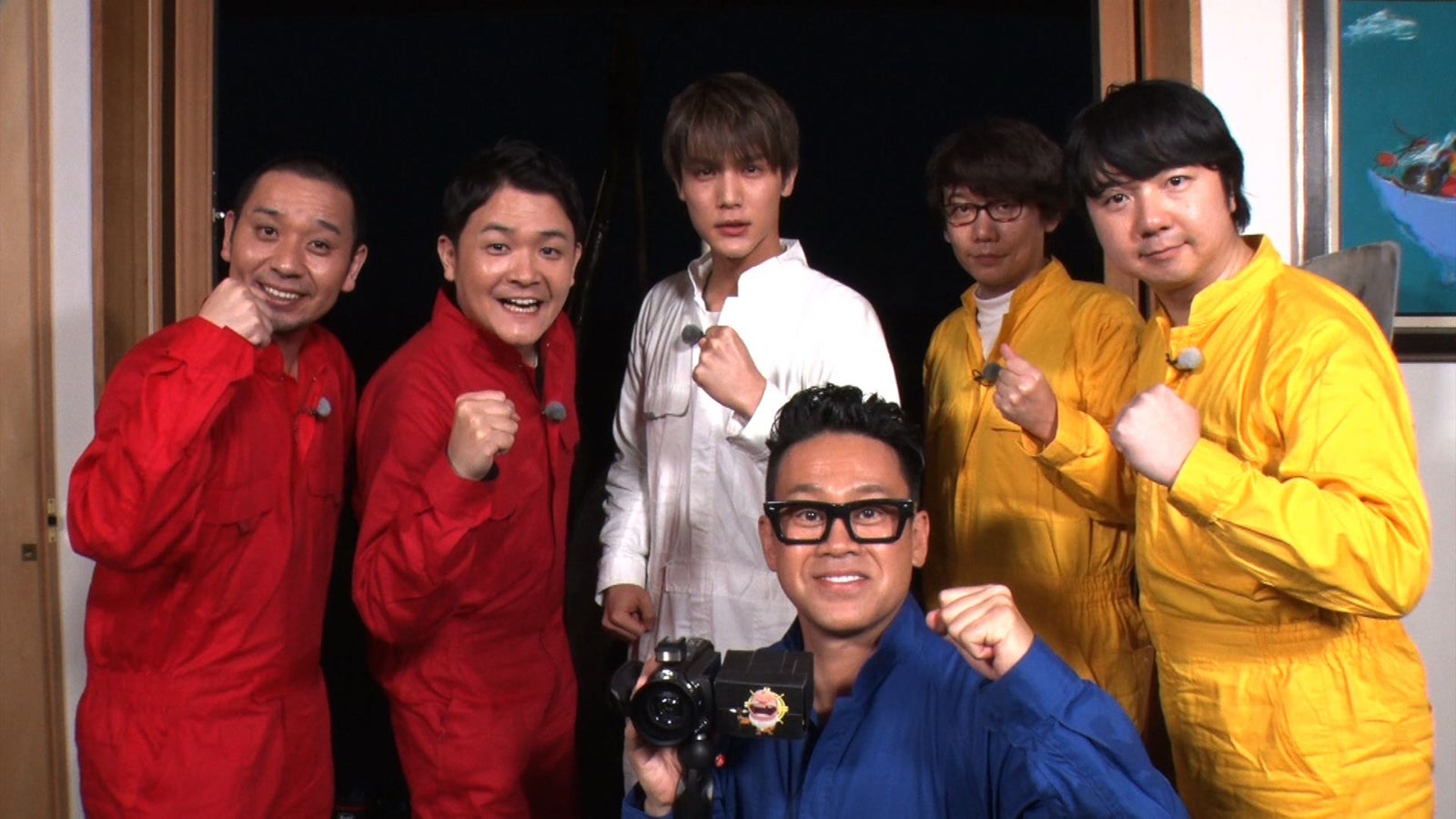 （後列左から）大悟、ノブ、中川大志、小宮浩信、相田周二（前列）宮川大輔（C）日本テレビ