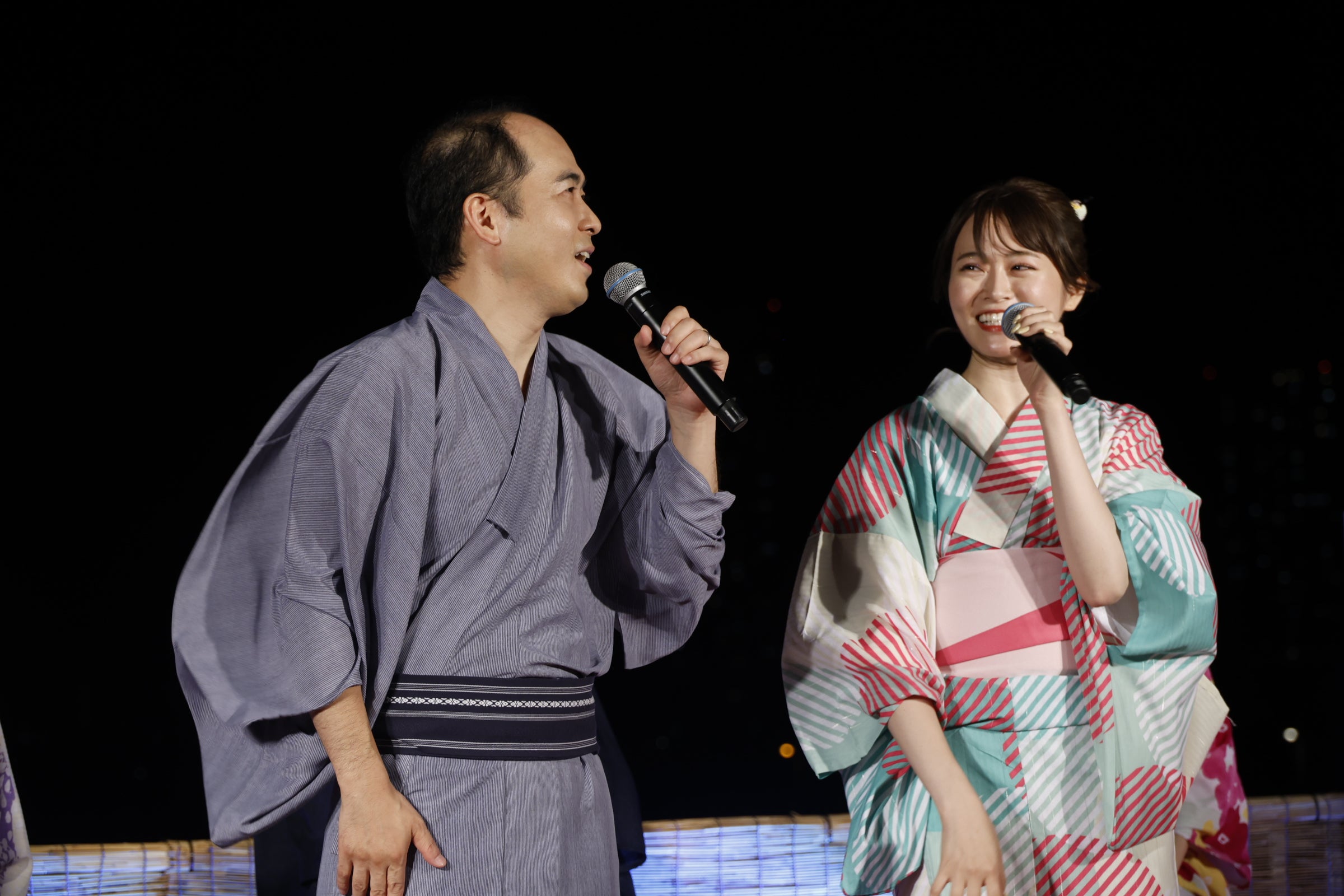 斎藤司、山崎怜奈（C）SDGs EDOGAWA ONLINE HANABI FESTIBAL supported by TGC