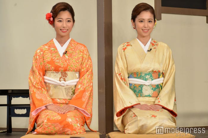 海老原優香アナウンサー、久慈暁子アナウンサー(C)モデルプレス