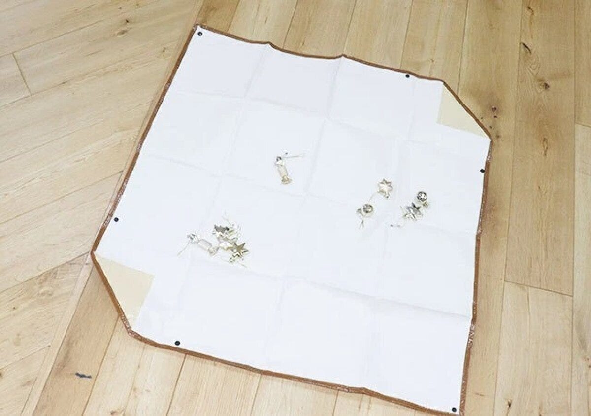 ダイソーの包んで簡単お片付け袋の使用例