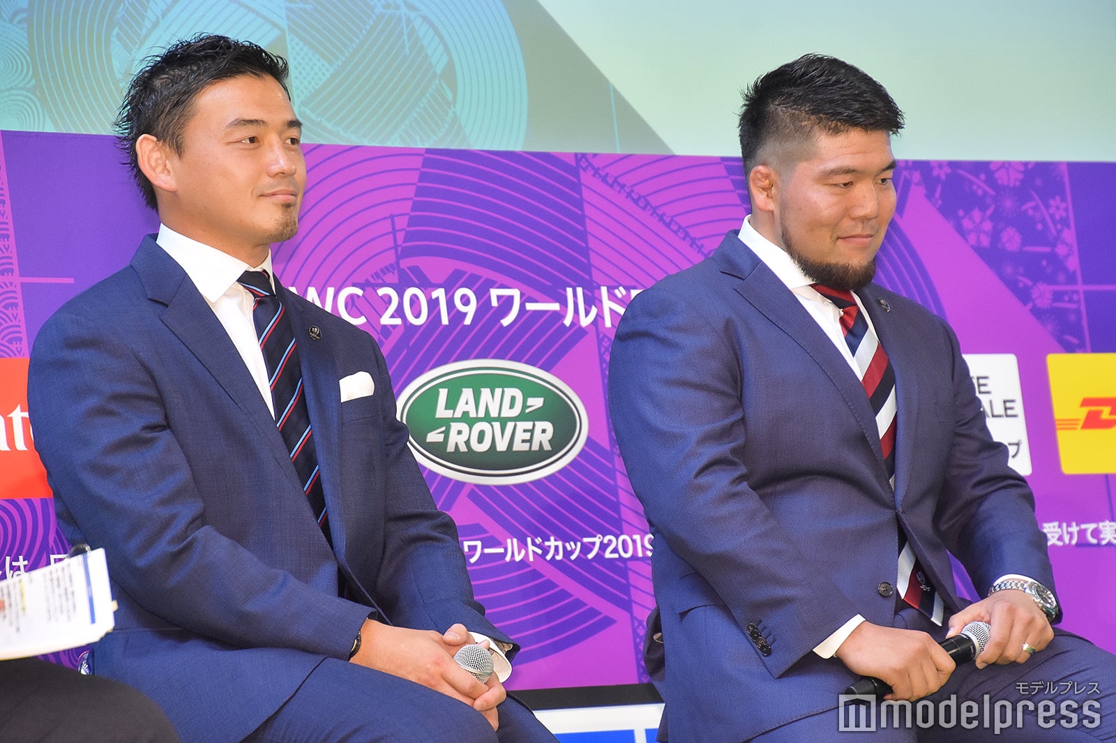 五郎丸歩選手、畠山健介選手 （C）モデルプレス