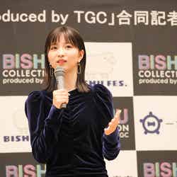 岡崎紗絵（C）BISHU COLLECTION produced by TGC 記者発表会