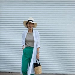 お目立ちカラーなのに大人っぽい♡ “グリーン”でコーデを格上げ!