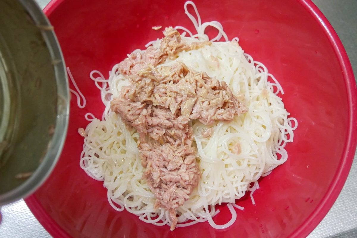 ツナ缶そうめん