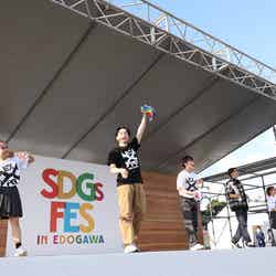 EXILE TETSUYA＆澤本夏輝のステージ（C）SDGs FES in EDOGAWA