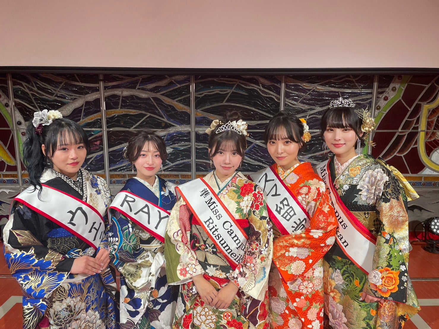 「ミスキャンパス立命館2023」ファイナリスト（提供写真）