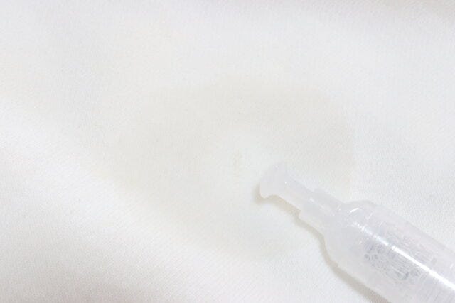シミ取りペンセット　使用後