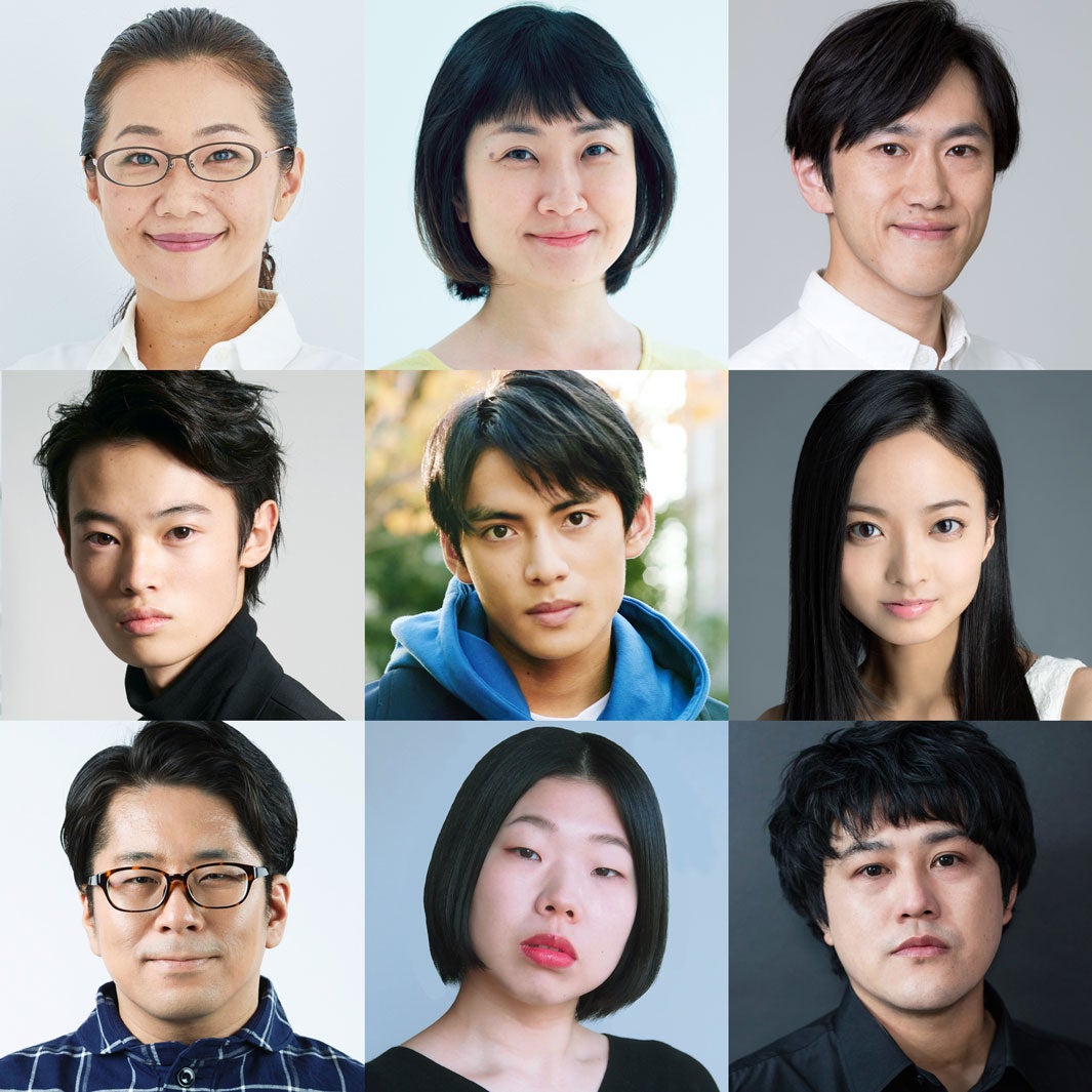 （左上から時計回りに）阿南敦子、猫背椿、六角慎司、川瀬莉子、板倉武志、うらじぬの、角田貴志、窪塚愛流、藤枝喜輝（提供写真）