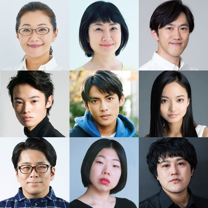 (左上から時計回りに)阿南敦子、猫背椿、六角慎司、川瀬莉子、板倉武志、うらじぬの、角田貴志、窪塚愛流、藤枝喜輝(提供写真)