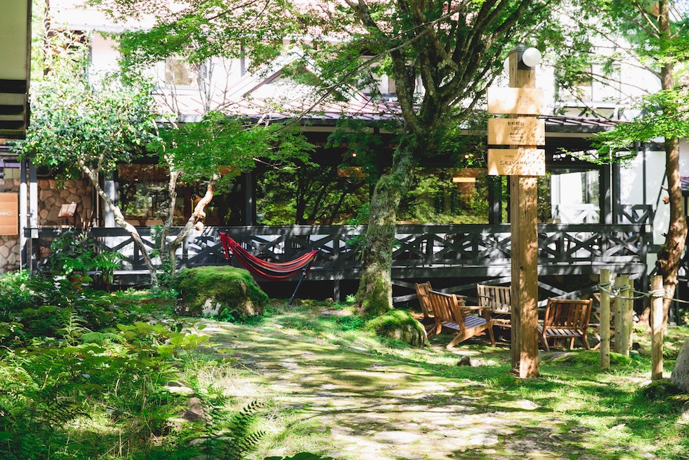 四万十川源流、森の国『水際のロッジ』／画像提供：サン・クレア