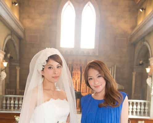 SPEED上原多香子、純白ウエディングドレスでヴァージンロード