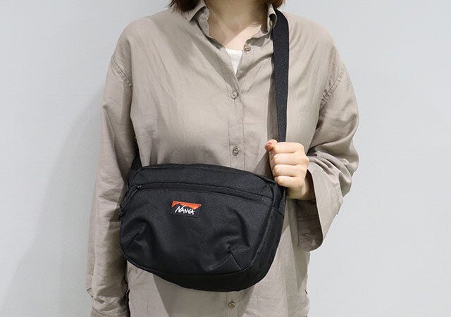 宝島社　雑誌　付録　MonoMax　ナンガ　ショルダーバッグ　使用感　サイズ感