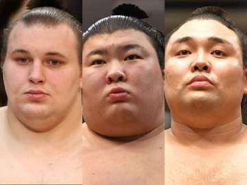優勝決定戦はともえ戦に 熱海富士が安青錦に押し出しで完勝 霧島も琴桜との大関対決制し3人が12勝3敗で並ぶ