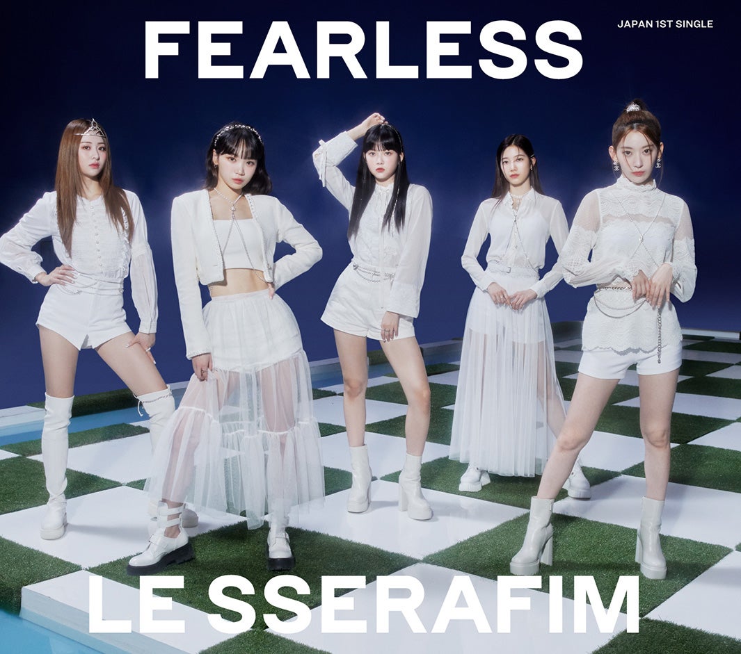 LE SSERAFIM、日本1stシングル「FEARLESS」ジャケ写・初の日本