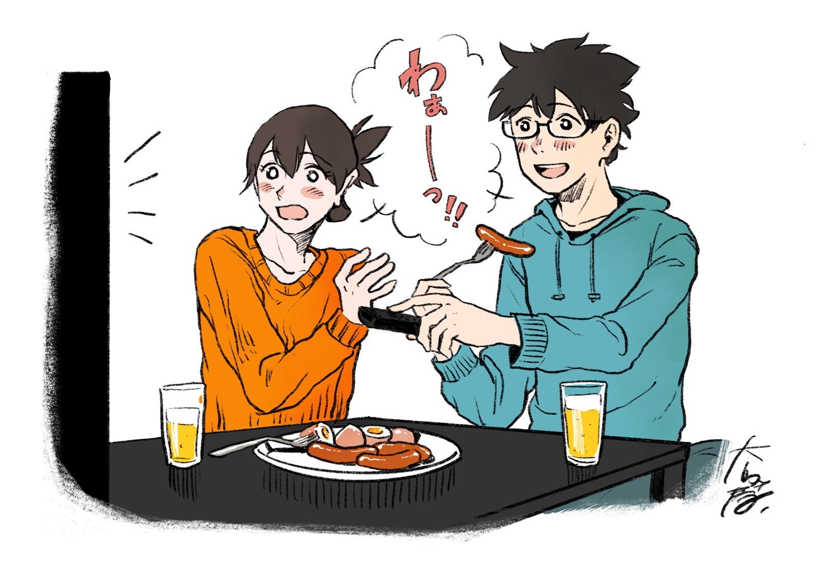 原作・大島千春書き下ろしイラスト （C）大島千春／コアミックス／BS松竹東急／PROTX