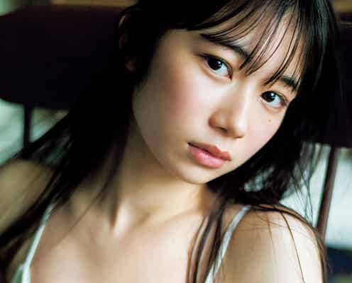 「美少女mining」前川莉珠、初々しい水着姿初披露 色白美バスト輝く