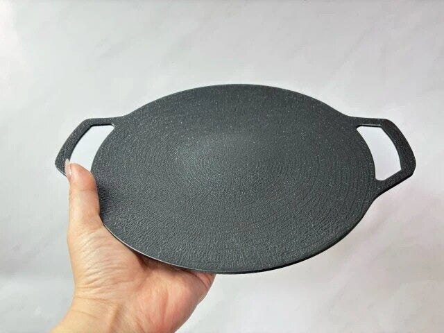 ダイソーのキャンプマルチグリドル(25cm)1 ダイソーのキャンプマルチグリドル(25cm)1