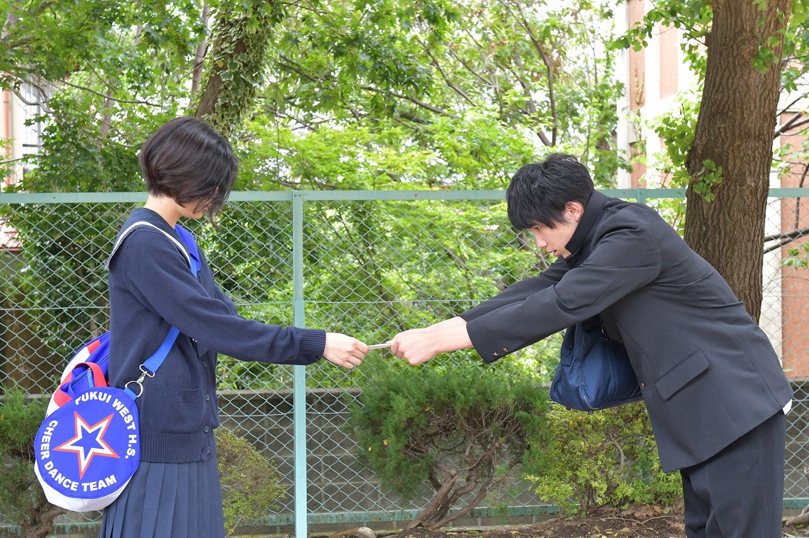 佐久間由衣、遠藤健慎／「チア☆ダン」第7話より（C）TBS