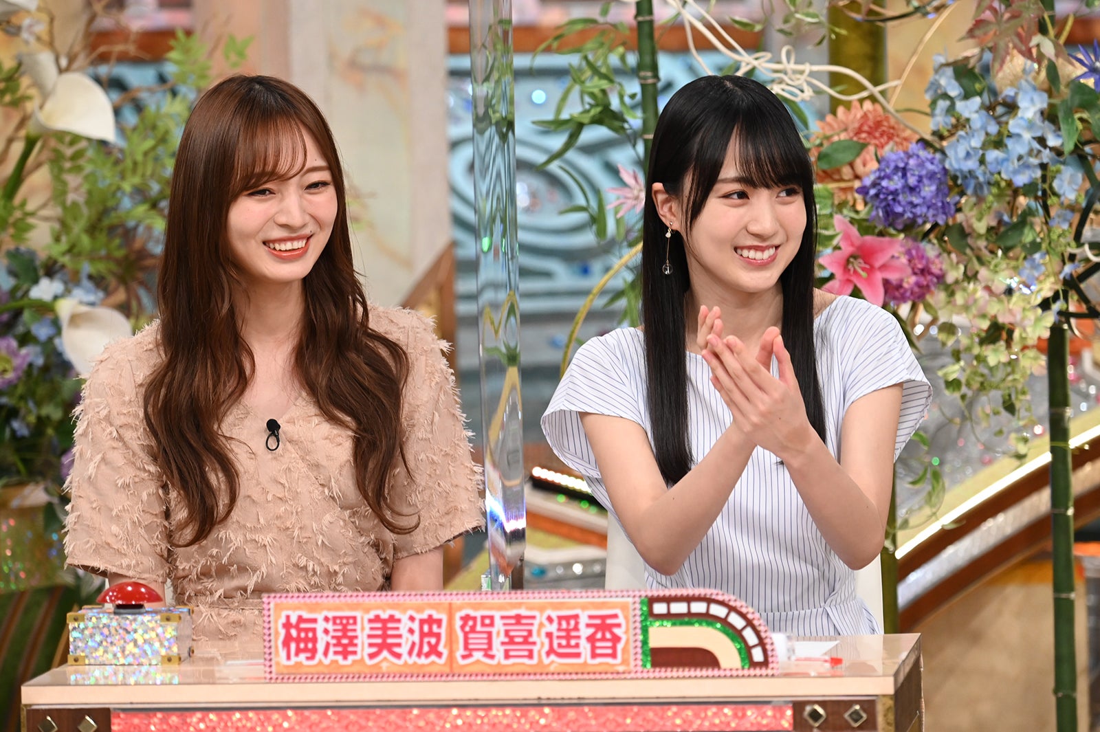 梅澤美波、賀喜遥香 （画像提供：テレビ朝日）