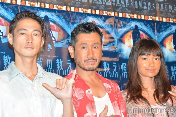 (左から)取材に応じた窪塚洋介、渋川清彦、太田莉菜(C)モデルプレス