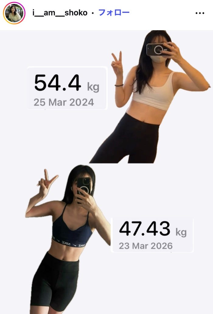 西田祥子Instagramより