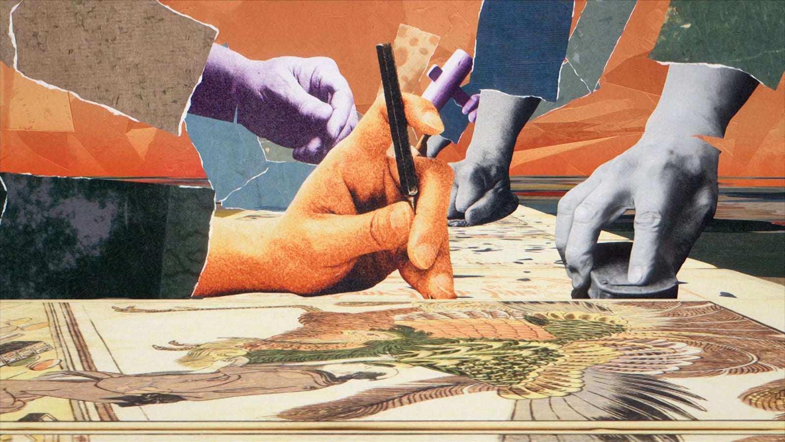 「べらぼう～蔦重栄華乃夢噺～」タイトルバック（C）NHK