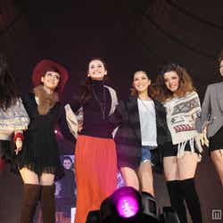 「KATY」モデル(左から)水上桃華、小森未彩、泉水セーラ、谷川りさこ、永井麻央、中村瑠璃奈