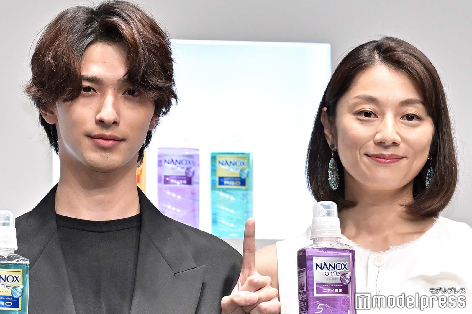 新CM発表会に出席した横浜流星、小池栄子（C）モデルプレス