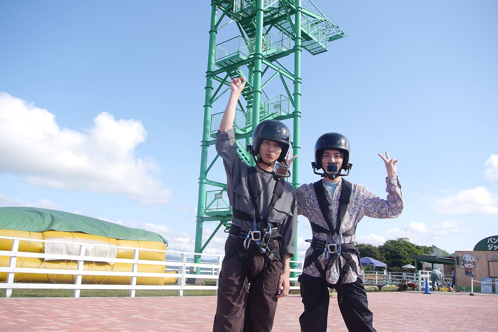 バンジージャンプに挑戦！（提供写真）