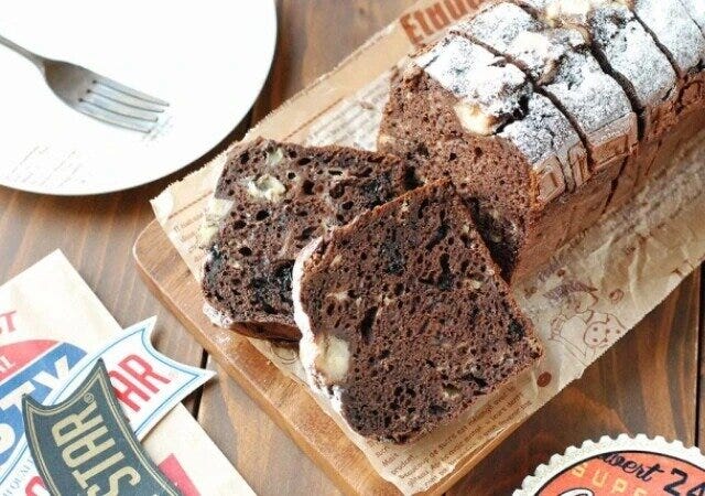 チョコバナナケーキ