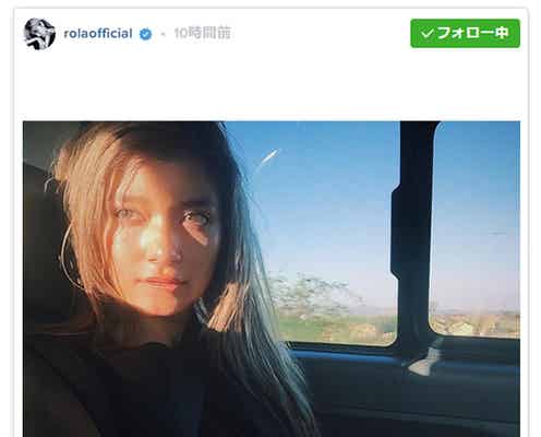 バイオ撮影中のローラ、すっぴん姿に「絵画のよう」「女優の顔だ」と驚きの声