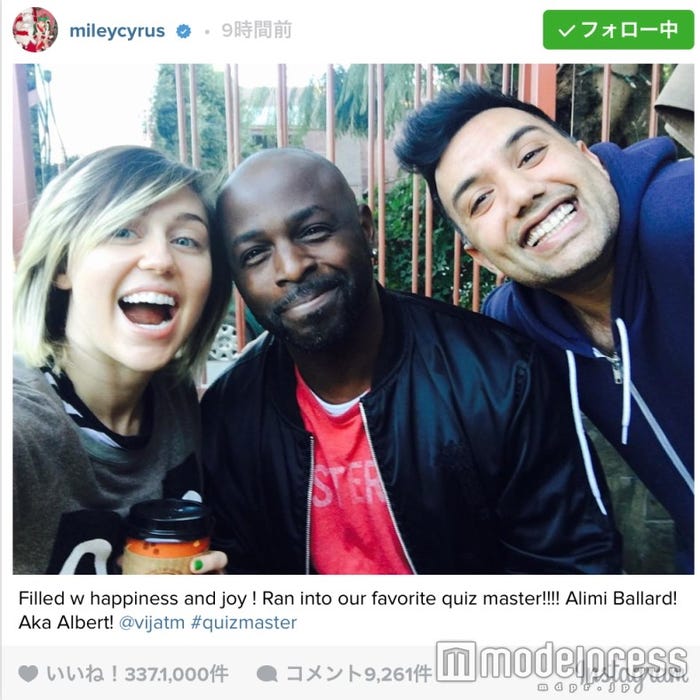 ナチュラルビューティーなマイリー。Miley Cyrus Instagram