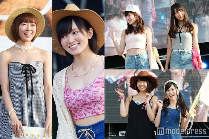 NMB48の華やかファッションに観客釘付け 美ボディ強調&大胆イメチェンで沸かす(C)モデルプレス