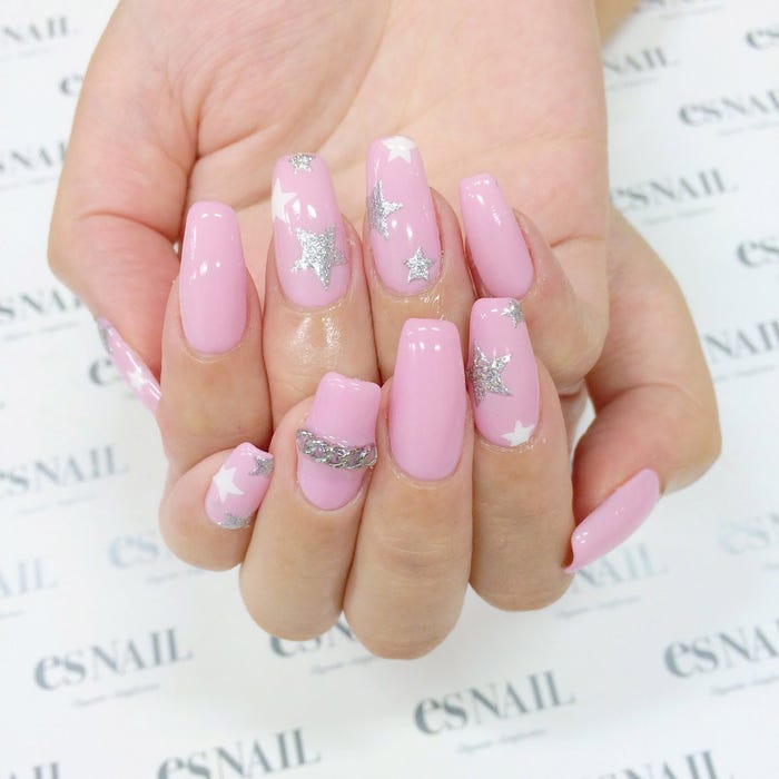 ピンクに胸キュン/画像提供:esNAIL