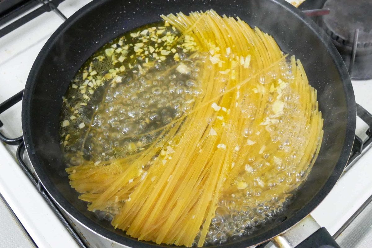 最高ワンパン明太子パスタ