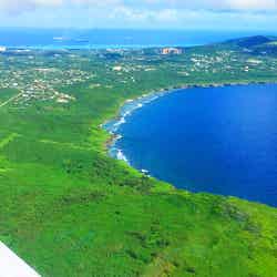 スターマリアナ航空の小型飛行機からの風景(C)マリアナ政府観光局/MVA