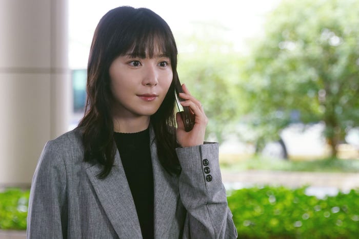 松岡茉優「最高の教師 1年後、私は生徒に■された」第9話より(C)日本テレビ