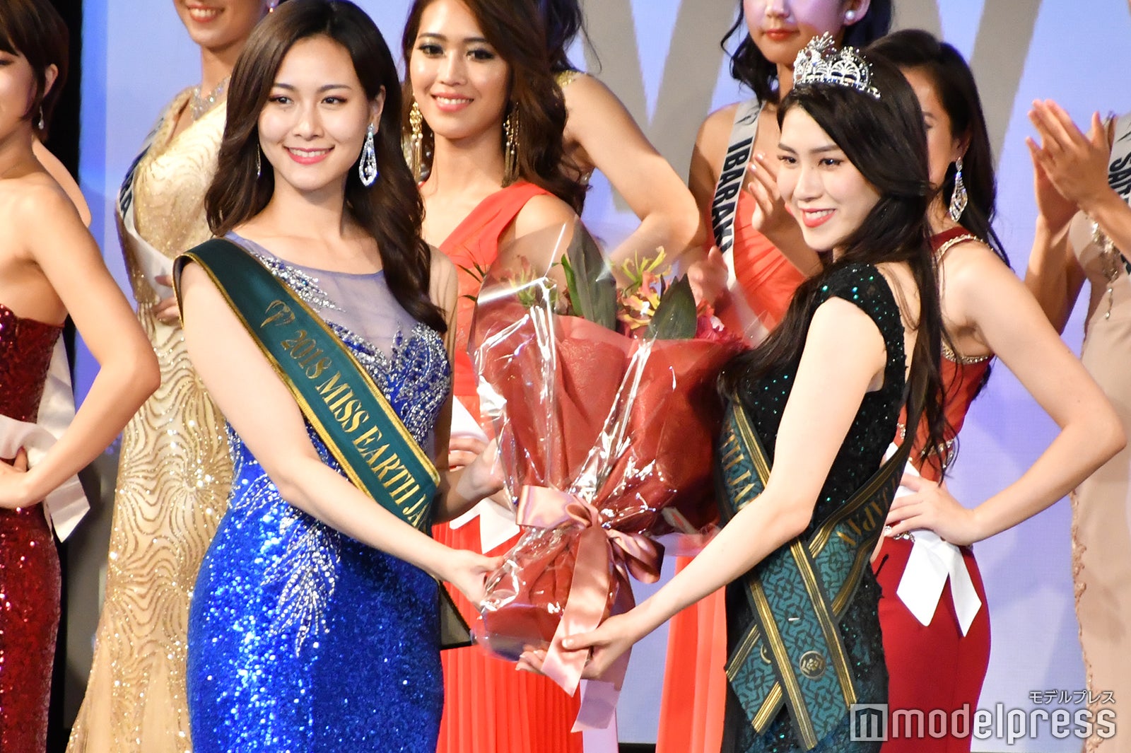 伊徳有加さん「2019ミス・アース・ジャパン」グランプリ発表の瞬間 （C）モデルプレス